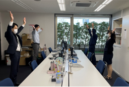 社員が心身ともに健康で活力あふれる職場環境の実現を目指します