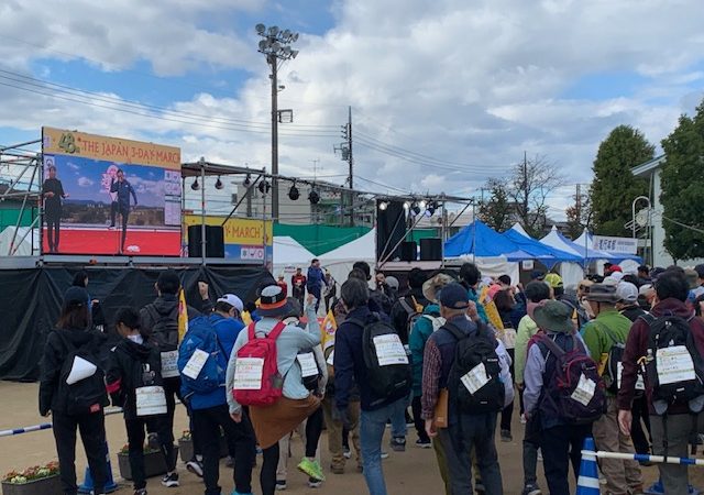 全国各地のウォーキング大会で「セルフチェック」の体験会を開催！